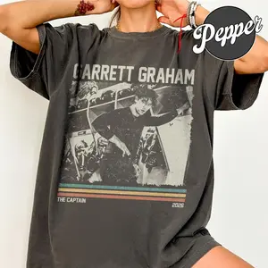 Off Campus Garrett Graham The Captain 2026 Hockey Vintage Comfort Colors Shirt