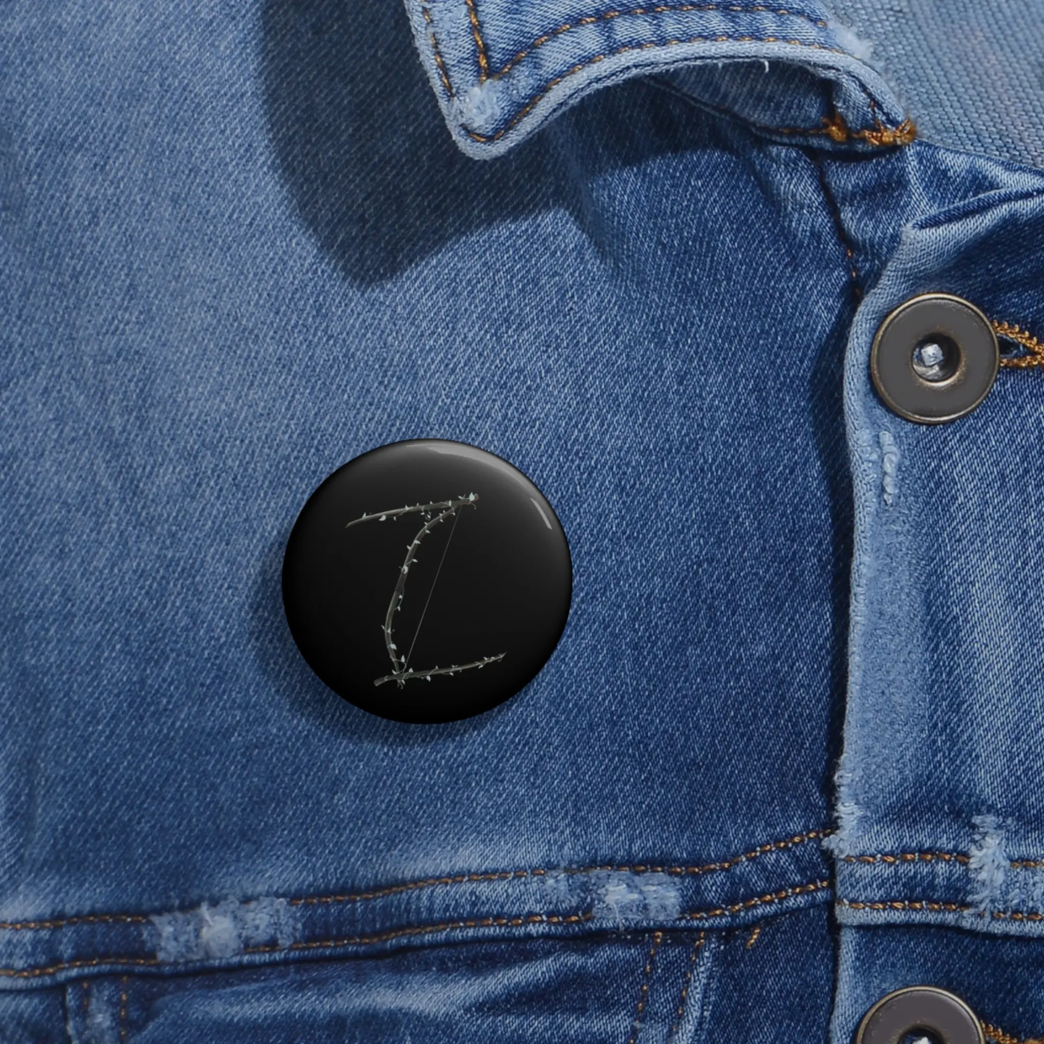 Custom Zehava logo Pin Buttons