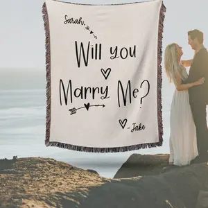 Will You MARRY ME Engagement Backdrop Sign, Wedding Proposal Ideas Sign, Wedding Proposal Idea, Marriage Proposal Sign Decorations Woven