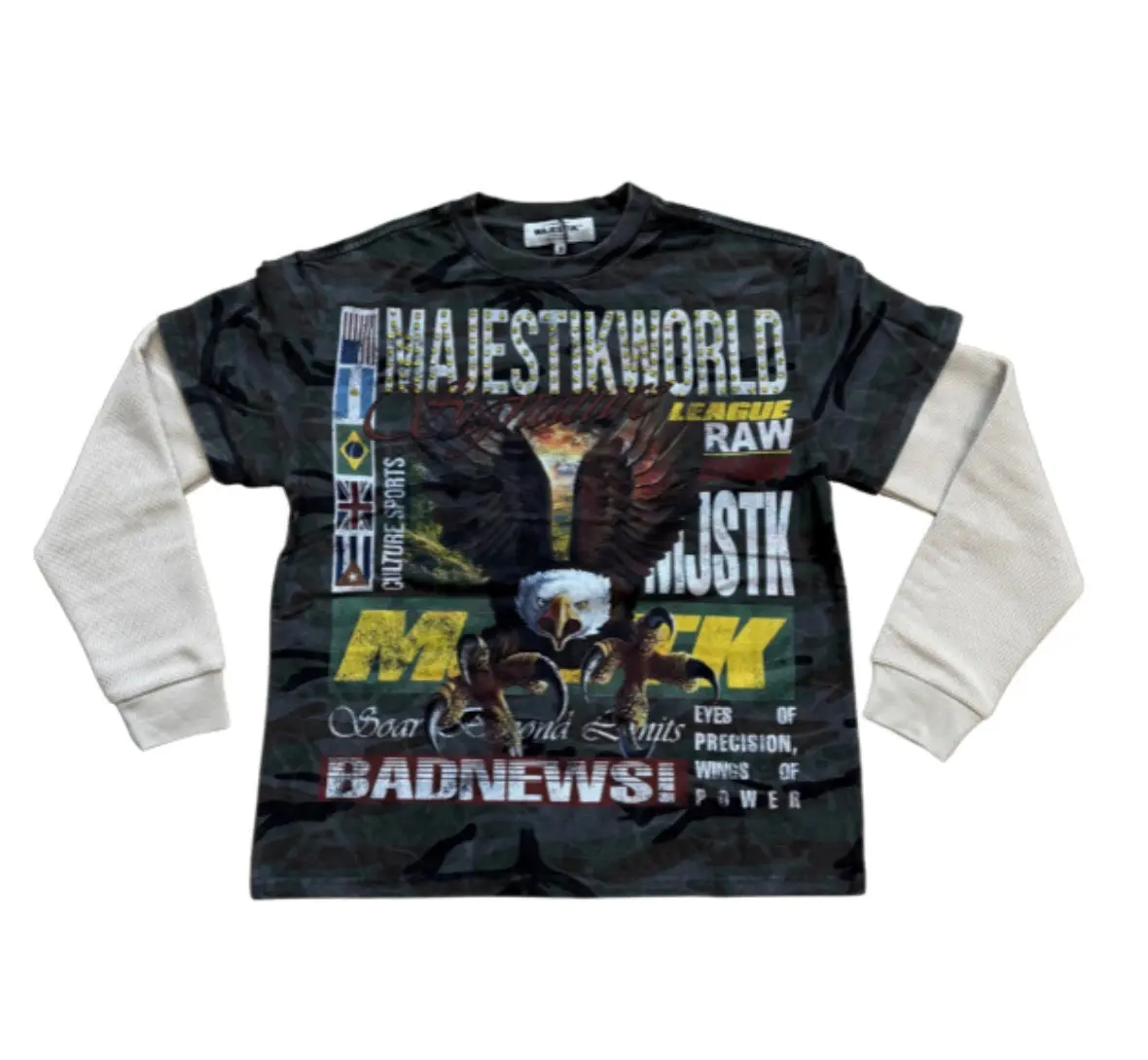 Majestik Culture Sports Camo Thermal Long Sleeve