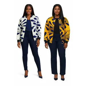 Warm Afrocentric Reversible Unisex Jacket - Women's Everyday Pieces, Traditional Casual Coat with African Heritage Statement Style, All-Season Top
