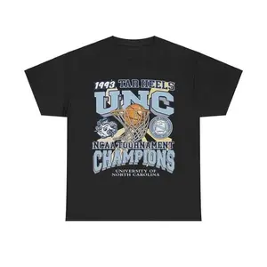 Vintage College Basketball Champions 1993 T-Shirt Retro Basketball Graphic Tee Classic Championship Shirt Casual Streetwear Unisex Cotton Shirt