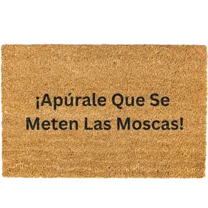 Apurale que se meten las moscas doormat, Welcome Mat, Funny Door mat Apurale que se meten las moscas doormat, Welcome Mat, Funny Door mat