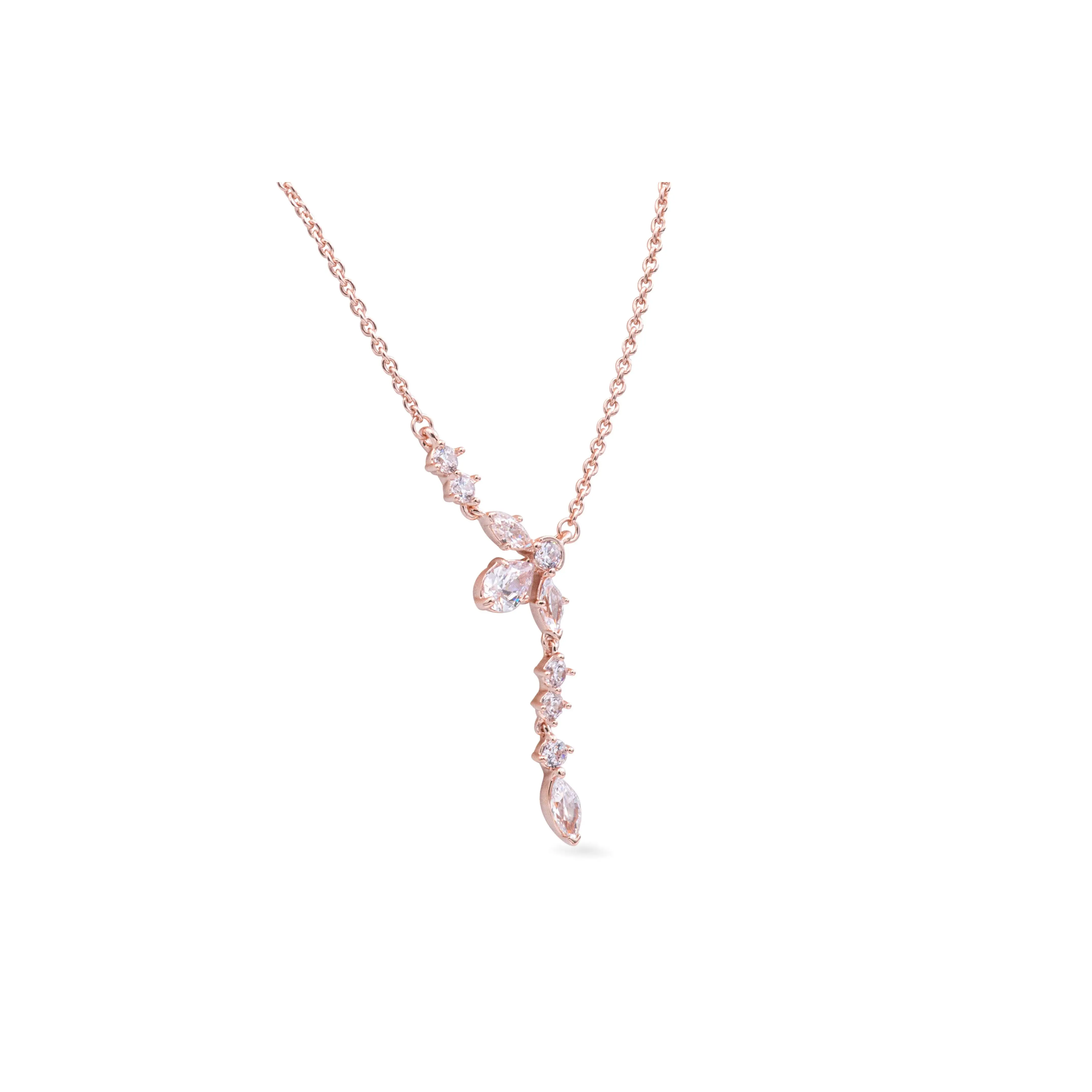 Pandora Sparkling Herbarium Cluster Drop Collier Necklace 382386C01-45