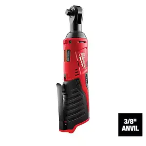 Milwaukee M12 12V Lithium-Ion Cordless 3/8 in. Ratchet (Tool-Only)
