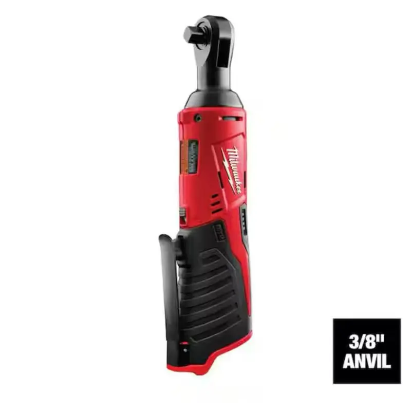 Milwaukee M12 12V Lithium-Ion Cordless 3/8 in. Ratchet Work Tool (Tool-Only), Work Tools