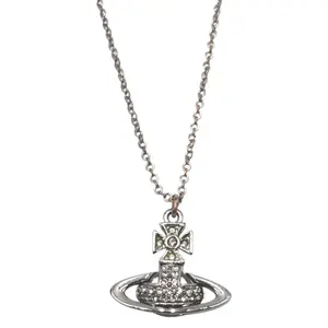 Pre-owned vivienne westwood Zinc Alloy Small Leather Goods Orb Metal Bracelet