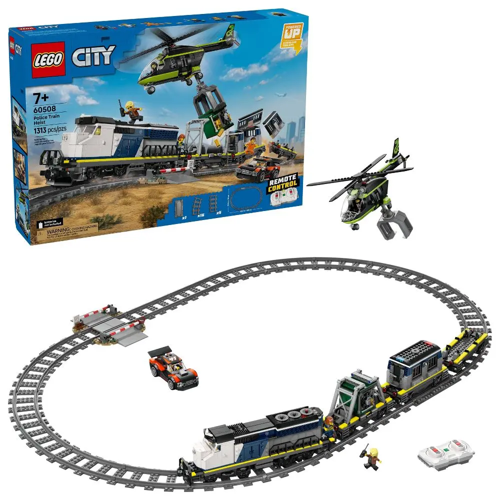 LEGO City Police Train Heist Building Toy 60508