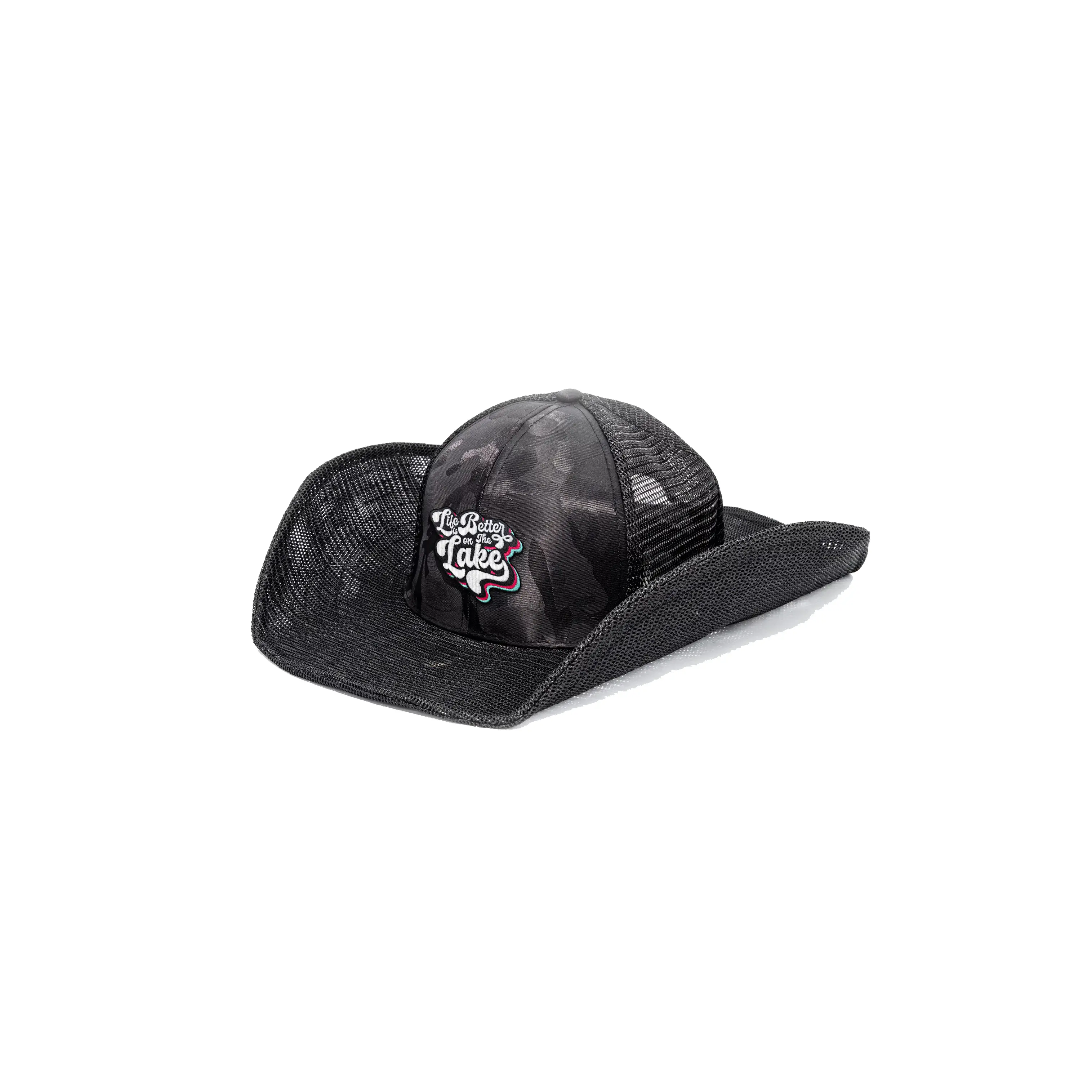 LIFE IS BETTER ON THE LAKE COWBOY SNAPBACK: 6 PANEL