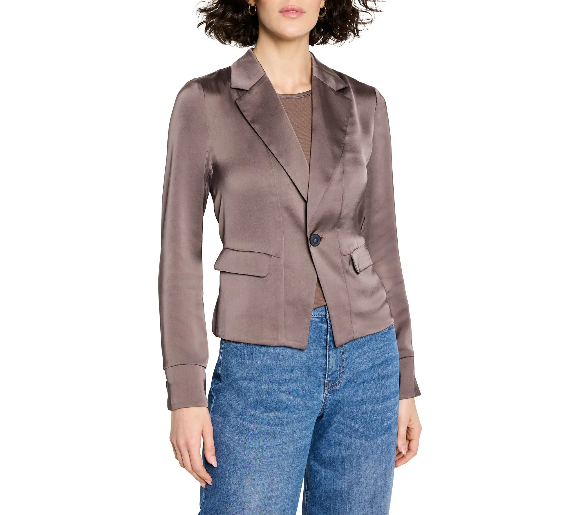 NIC+ZOE Day Gloss Tuxedo Jacket NIC+ZOE Day Gloss Tuxedo Jacket