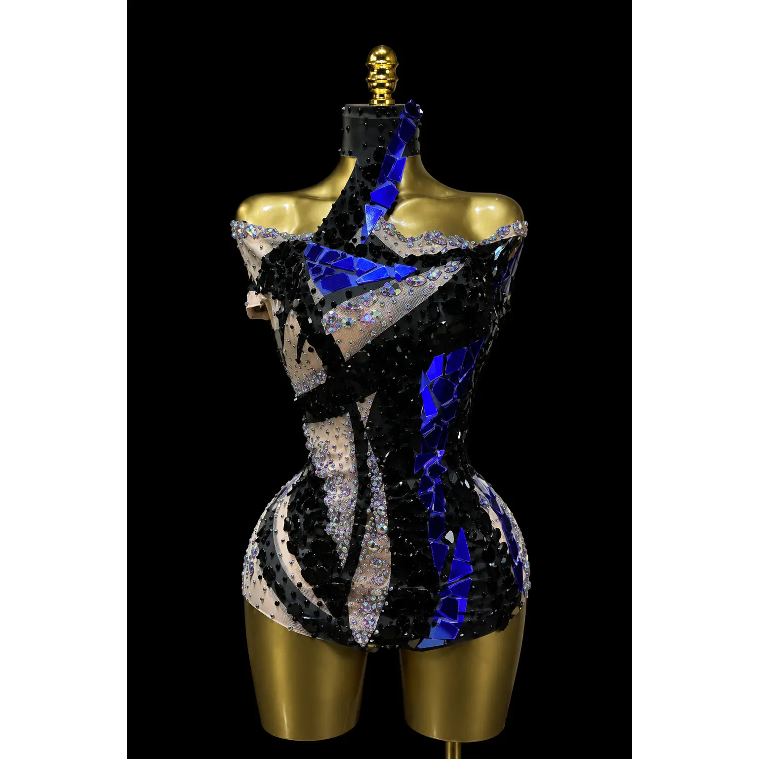 Shattered Sapphire Playsuit