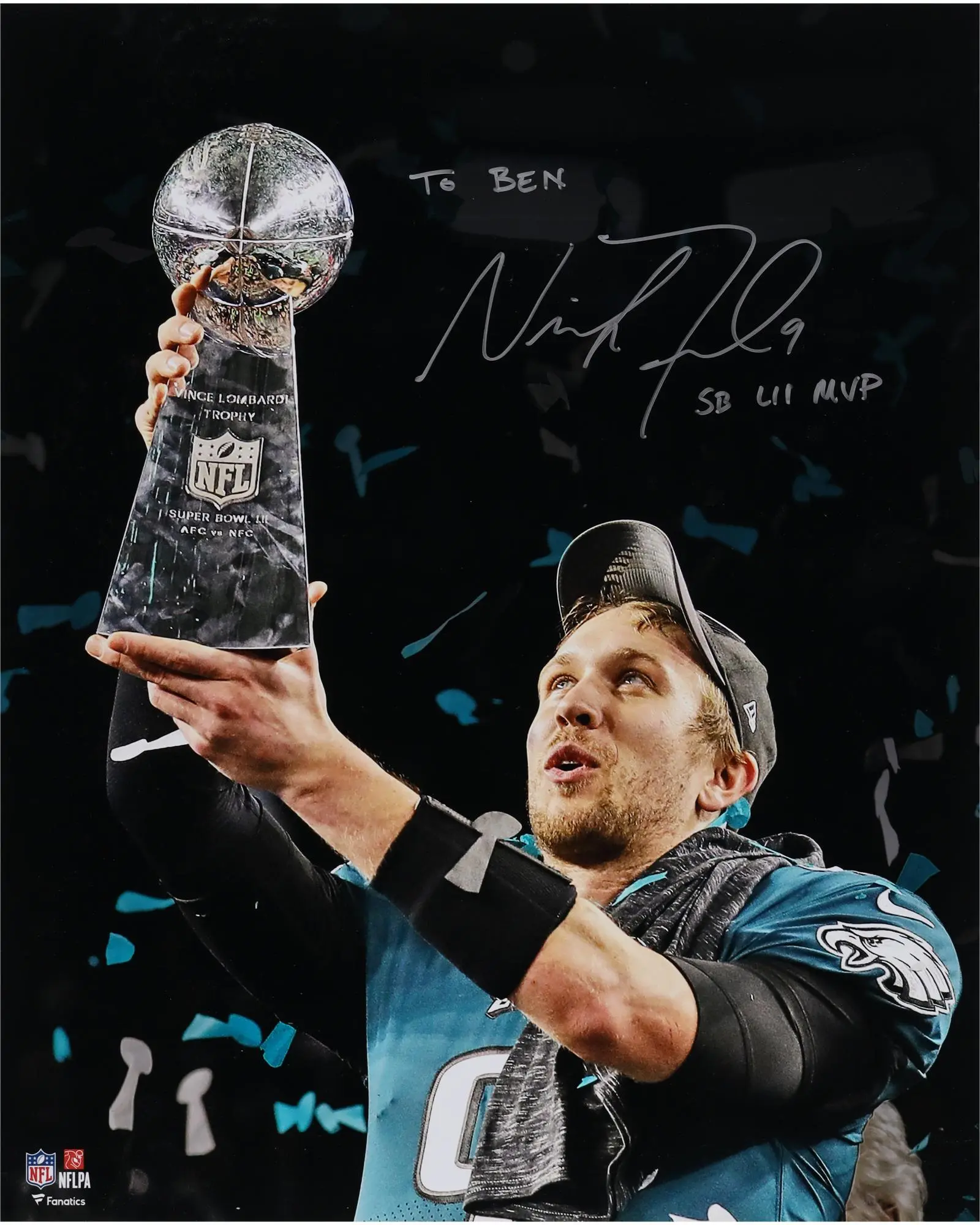 Foles, Nick Auto Personalized (eagles/sblii) 16x20 Photo - Fanatics Authentic Certified