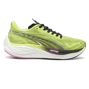 PUMA Womens Velocity Nitro 3 Psychedelic Rush Running Sneakers Shoes - Yellow
