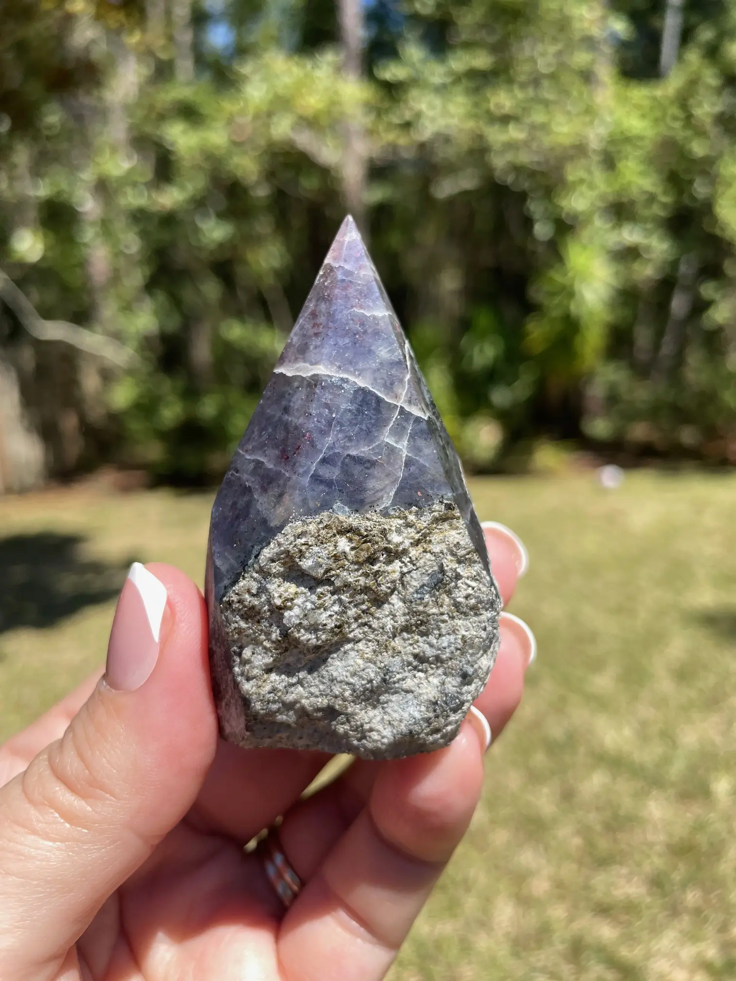 Iolite Crystal Polished Point Iolite Crystal Polished Point