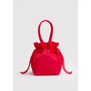 Nylon Drawstring Bag - Candy Apple