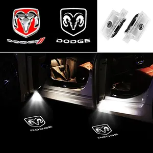 Dodge Car Door LED Welcome Light Logo Projector for Charger Challenger Durango Journey Car Door Lights