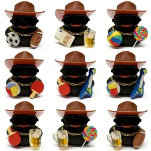 Creative DIY Decorative Duck Figurine, Perfect for Car Home Office Decoration, Unique Gift Idea, Inspirational and Wealthy Design, Home Decor Ornaments