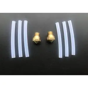 FlashForge Finder 3D Printer Repair Parts, 2 Nozzles and 6 Teflon Tubes