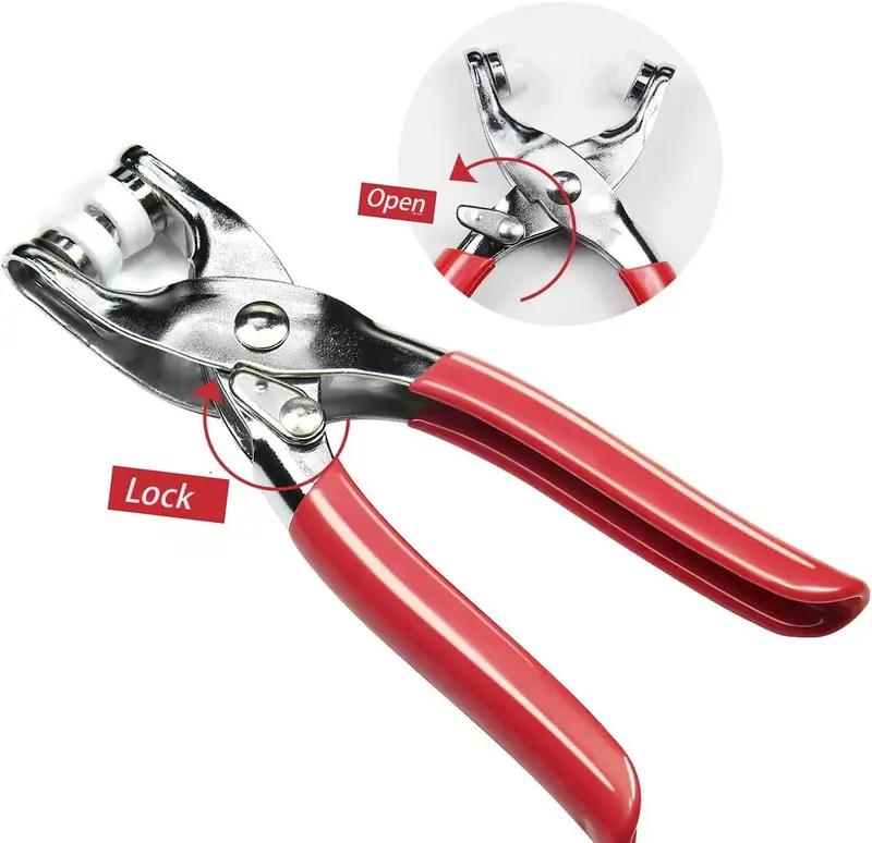 Metal snap button 9.5mm snap fastener kit, five claw bucklestrap tool set - used for DIY handicraft production, clothing,hat and sewing work, installation tools and storage boxes,snap fastener fitter tools, multi claw snap button for leathersewing