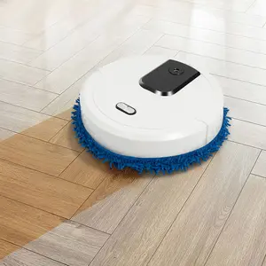 Robot Mop Automatic Mopping Machine Hands-Free Floor Cleaner 645 Sq Ft Coverage, Wet/Dry Dual Mode with Humidifying Spray, 60min Runtime