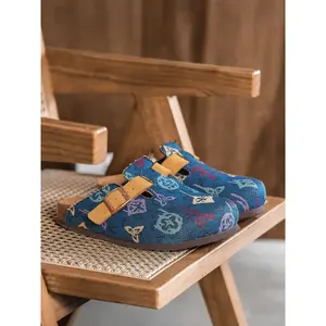 Unisex Birk Wooden Sandals, Comfortable Trendy Design, Random Floral Pattern, Perfect Casual Wear, Ideal Gift Choice, Slipper Shoes