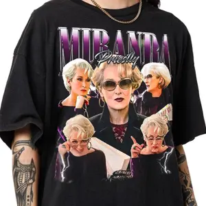 Devil Wears Prada Miranda Priestly T-Shirt, Vintage 90s Movie Graphic Tee, Fashion Icon Shirt, Unisex Gift