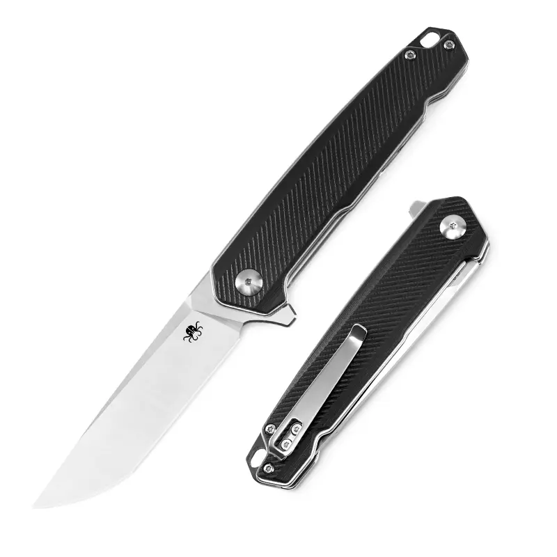 KLAKEN J150-SOLACE Tactical EDC Folding Tool - Outdoor Knife, Tactical Gadget, EDC Survival Tool, Pocket Knife with High-Performance D2 Blade, Ergonomic G10 Handle for Camping, Hiking, Outdoor Knives