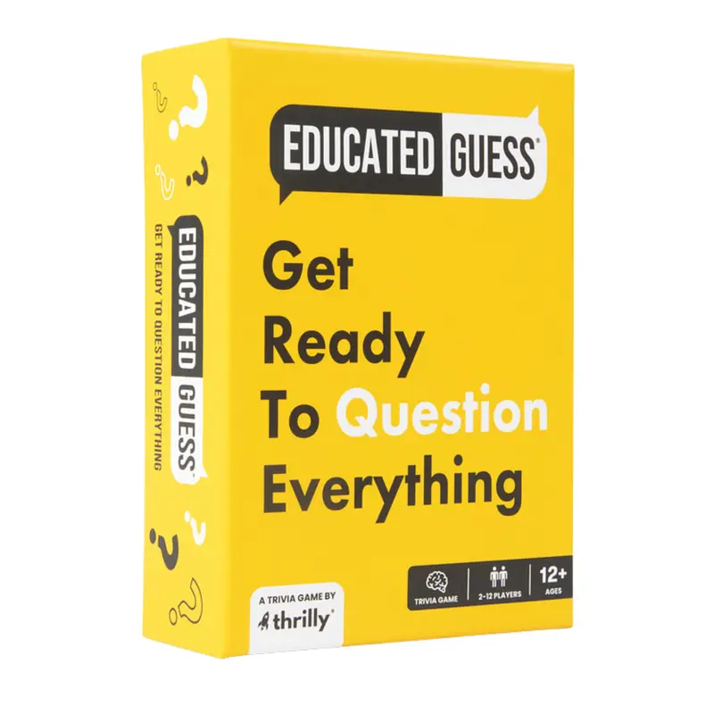 Educated Guess - Get Ready To Question Everything - Ages 12+ Trivia Game