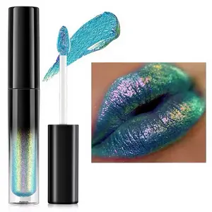 Chameleon Lipgloss Metallic Lip Gloss Glitter Liquid Lipstick Diamond Moisturizing Shiny Lip Glaze Makeup Cosmetics Glossy