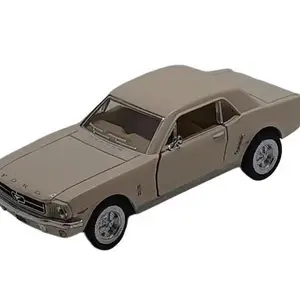 1964 1/2 Mustang Pony Pull Back Action 5" Long Eggshell White