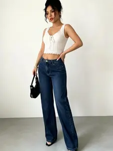 Women's Casual Sweatpant Jeans, Womenswear Bottoms for Daily