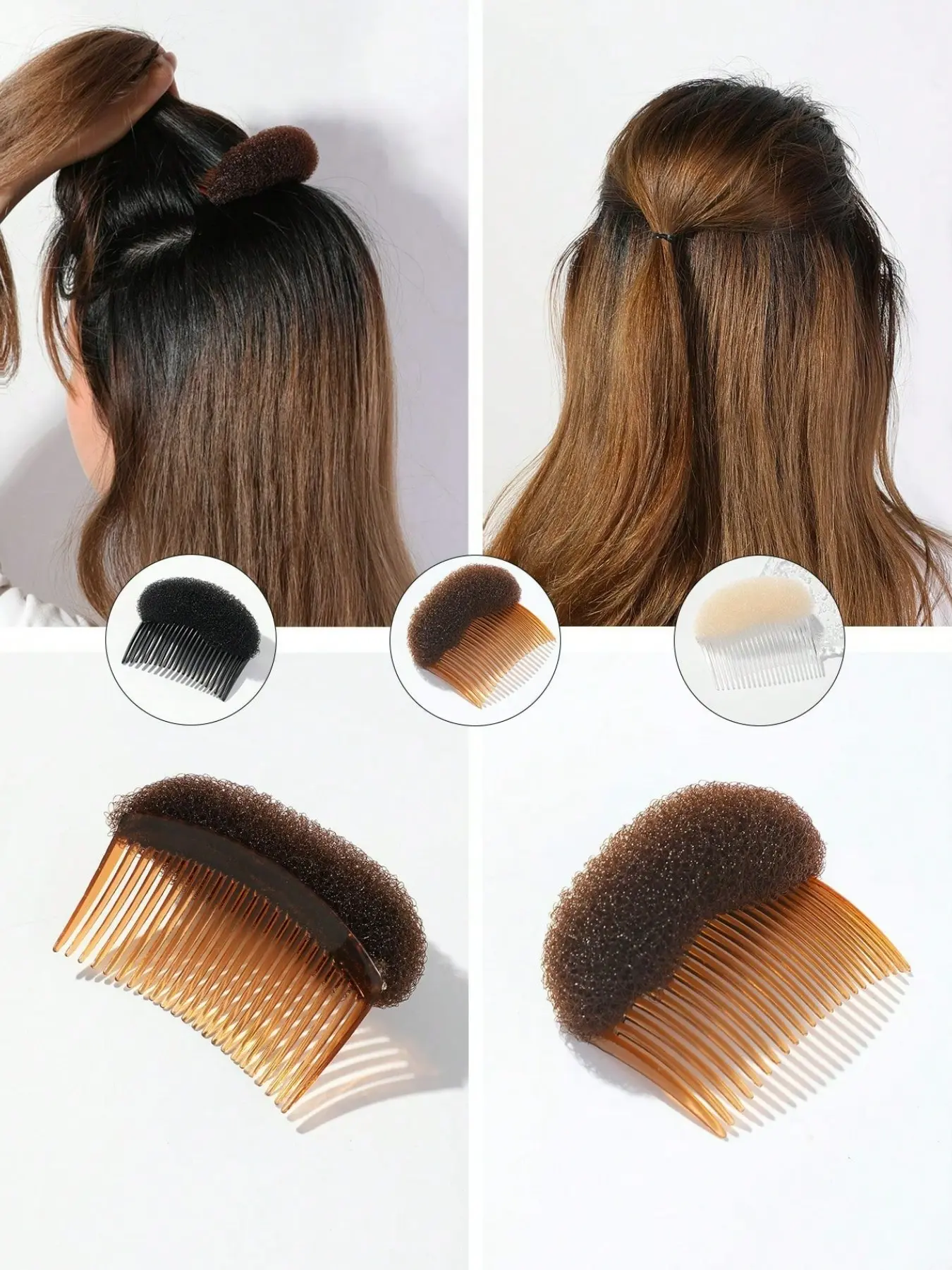Invisible Root Hair Pad for Styling, High Volume Full Hairstyle Accessory, Synthetic Material Hair Extensions, Versatile Use Perfect for Holidays and Daily Use, All Seasons
