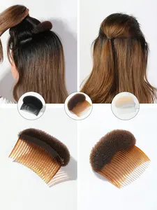 Invisible Root Hair Pad for Styling, High Volume Full Hairstyle Accessory, Synthetic Hair Extensions, Perfect for Holidays and Daily Use, All Seasons