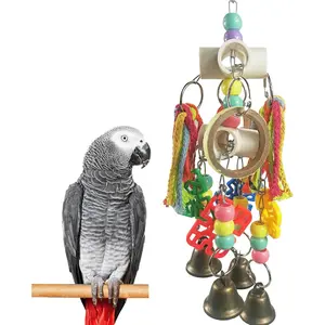 Parrot Toys, Bird Toys,  Interactive  Toys, Suitable for Small and Medium-Sized Parrots Such as  Grays, Cockatoos, Cokatoos,  Parrots