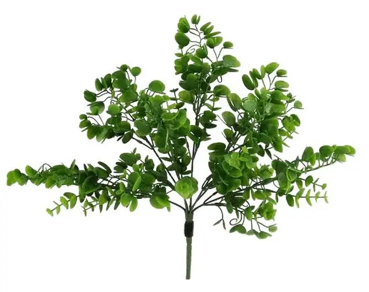 14" Eucalyptus Bush – Two-Tone Green