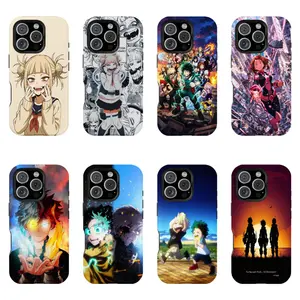 My Hero Academia Double-layer durable phone Cases For iPhone 17 16 15 14 13 12 Promax Pro Plus, hard shell protection ,Unique design,best Gift