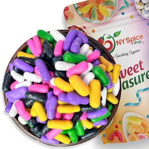 NY Spice Shop Licorice Candy - Licorice Pastels Bulk Candy - Licorices Candy Assortment - Sweets Licorice Hard Candies - Crunchy Colorful Licorise Toffee for Cake and Baked Goods Topping