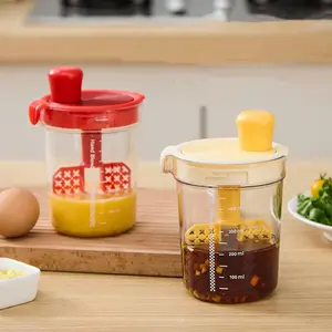 Manual Seasoning Blender, 1 Count Multifunctional Handheld Garlic Sauce Blender, Household Kitchen Seasoning Utensils for Home Dining Room Picnic