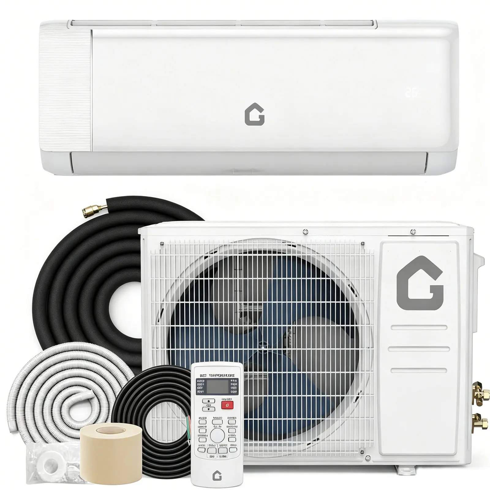 18,000BTU-208~230V, 19 SEER2(No WiFi)