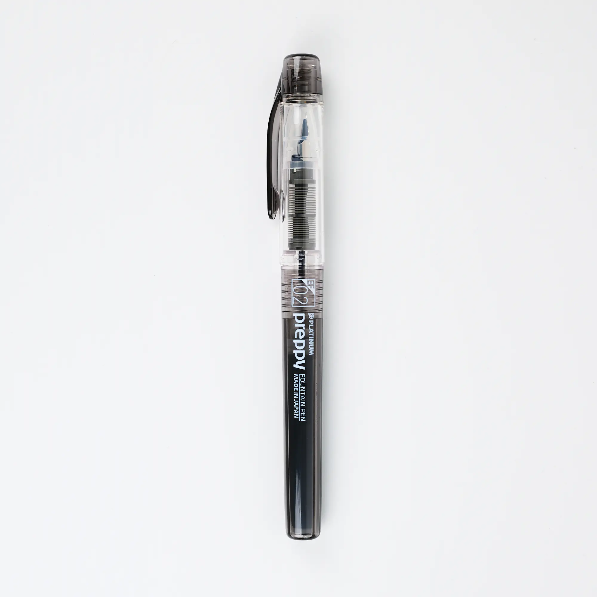 Platinum Preppy Fountain Pen 0.2mm Extra Fine Nib (EF) | Refillable Fountain Pen for Journaling & Writing | Japanese Stationery