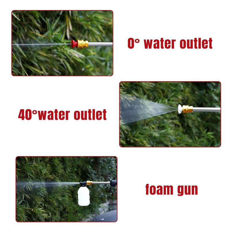 Cordless Portable Power Washer 21V, 200W High Pressure Water Cleaner with 13000mAh Battery, Adjustable 6-in-1 Nozzle & Foam Bottle,for Valentine’s Day Gift