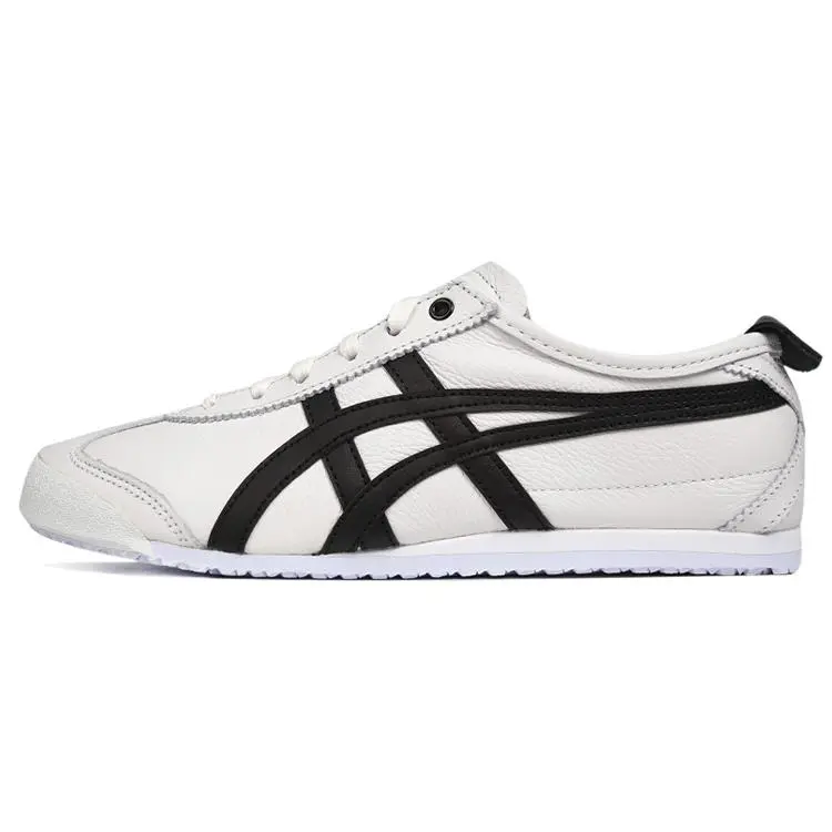 Onitsuka Tiger Mexico 66 Low-Top Sneakers - Men's & Women's Synthetic Leather Walking Shoes, Sports Shoes with Slip-Resistant, Breathable Features for Casual Lifestyle Use