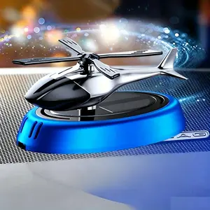 Car Air Freshener - Solar-Powered Car Decor, Helicopter Shaped Car Air Fresheners, Car Fragrance Decoration, Suitable for RVs, SUVs, Small Cars, Trucks, Valentine's Day Gift, Creative Car Accessories