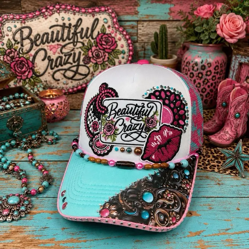Beautiful Crazy Custom Trucker Hat