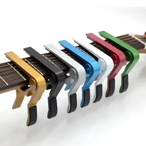 Professional Guitar Capo, 1 Count Aluminum Alloy Metallic Guitar Capotastos, Quick Change Clip, Guitar Accessories for Acoustic Classic Guitar