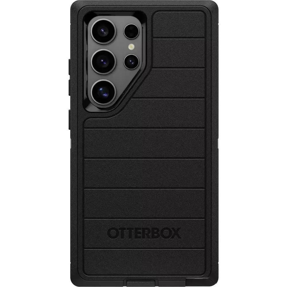 OtterBox Samsung Galaxy S24 Ultra (Only) - Defender Series Case - Black - Case Only - Screenless - Rugged & Durable - with Port Protection - Microbial Defense Protection
