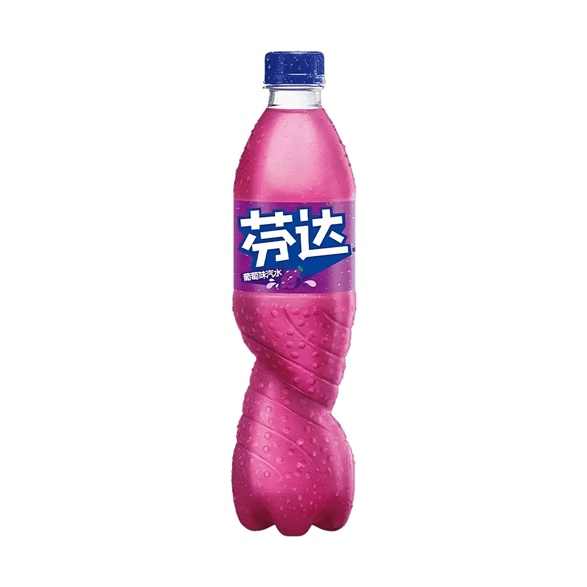 Fanta Grape Soda 500ml - Authentic China Mainland Version - Sparkling Carbonated Drink