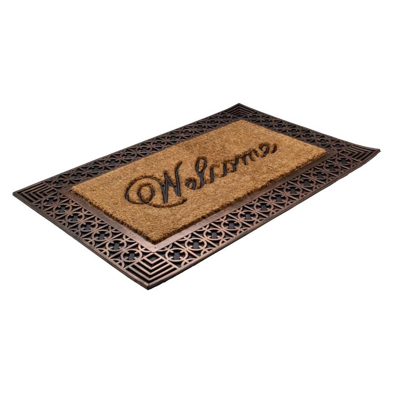 Northlight Coir Rectangular "Welcome" Doormat 23" x 35"