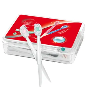 Disposable Toothbrush Set, 20pcs/set Portable Travel Toothbrush with Toothpaste, Oral Care Tool for Travel Dating, Dental Care Supplies