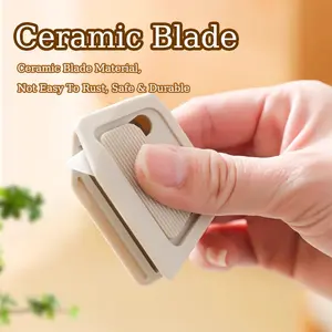 Magnetic Ceramic Unboxing Knife, Capable Of Unpacking Packages, Cutting Paper, And Automatically Rebounding Without Hurting Hands. The Magnetic Design Is Portable For Unboxing
